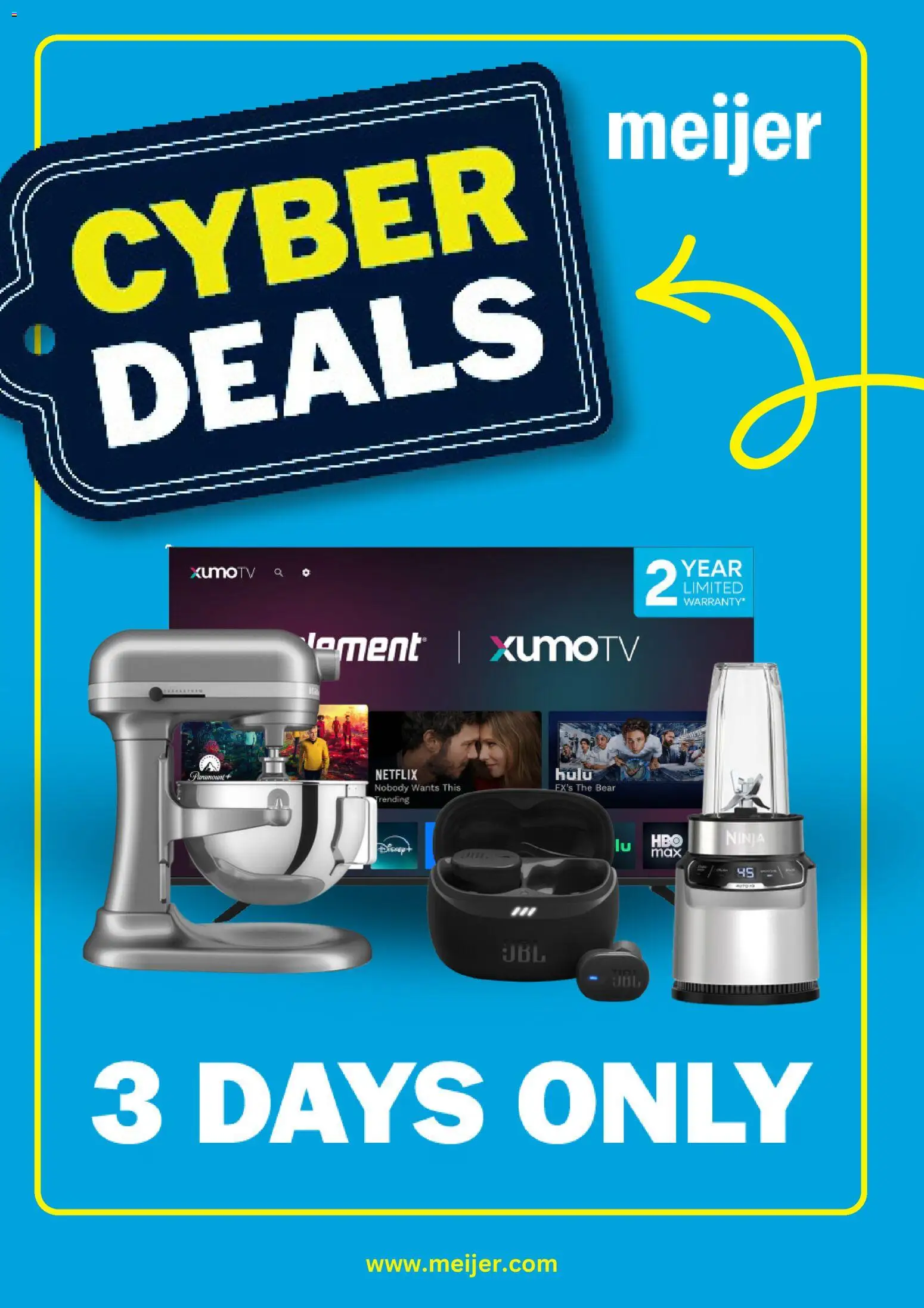 Ad Preview of Meijer Cyber Deals from 11/30/2025