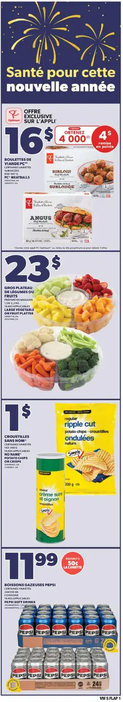 Un aperçu du dépliant Circulaire du magasin Valu Mart est valide à partir 25 déc. 2025