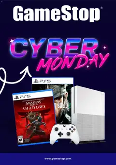 Ad Preview of GameStop Cyber Monday from 11/30/2025