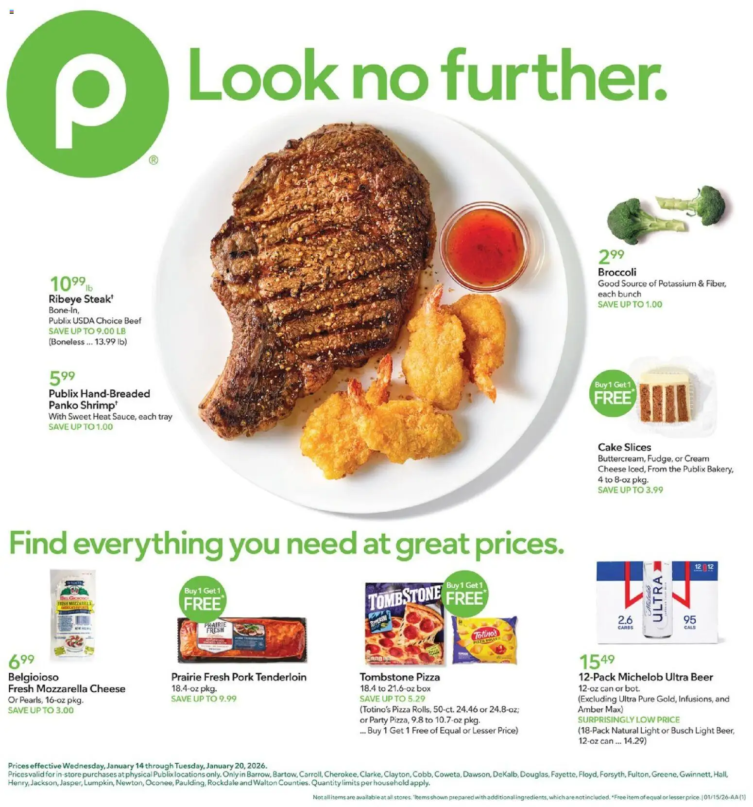 Ad Preview of Publix Weekly Ad from 01/14/2026