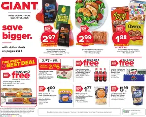 Ad Preview of Giant Weekly Ad from 09/19/2025