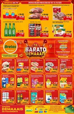 Pré-Visualização do folheto "Ofertas da semana" da loja Bretas válido a partir de 09/10/2025