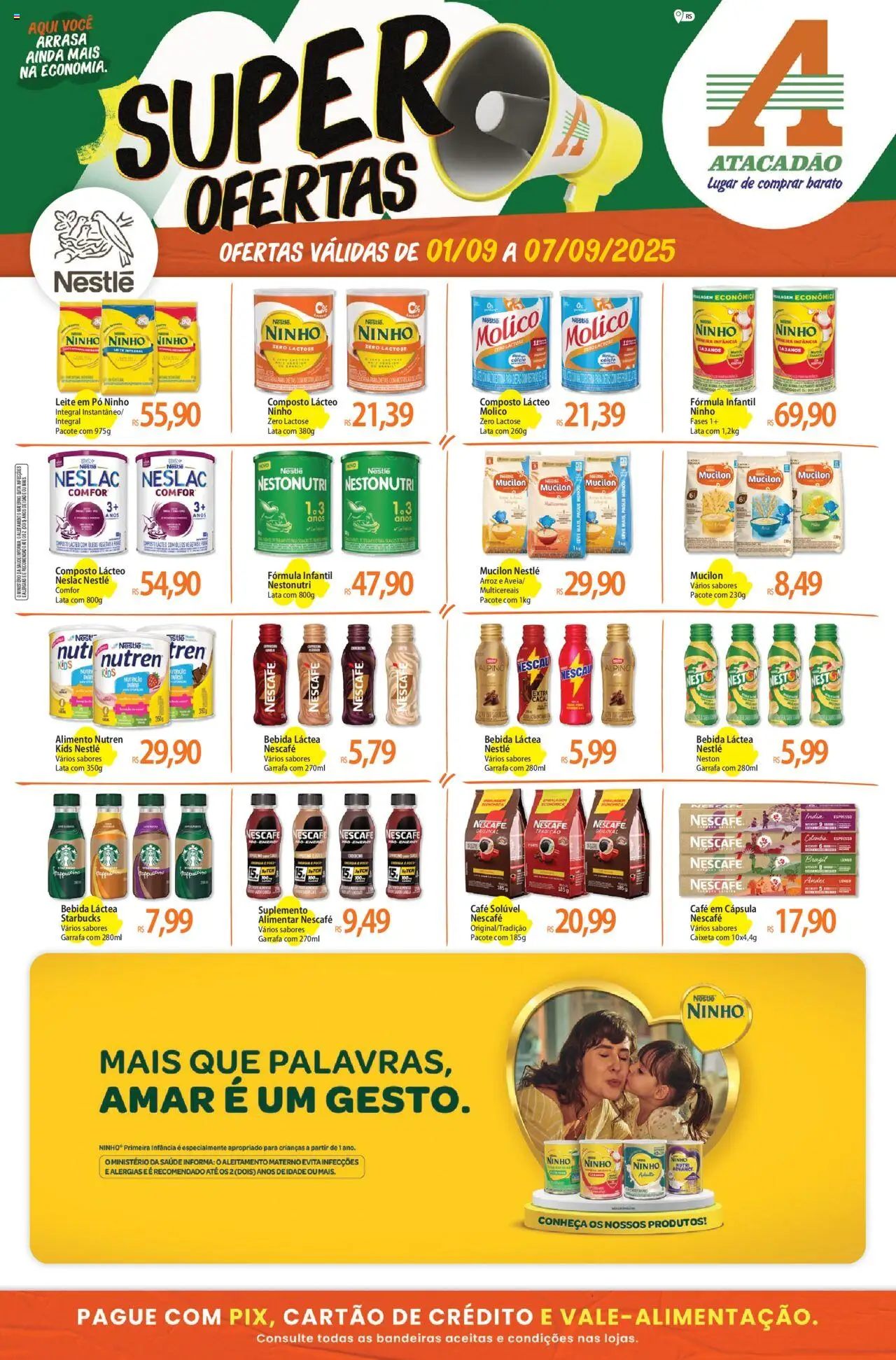 Atacadão folheto "Ofertas - RS" válido a partir de 01/09/2025 - número de página 1