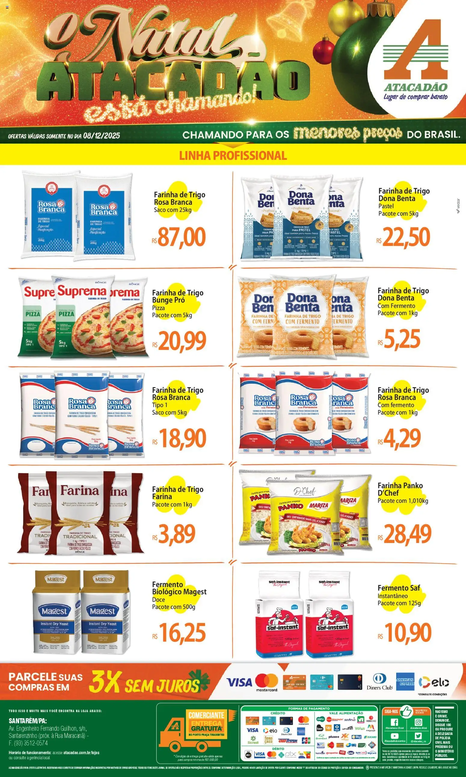Pré-Visualização do folheto "Ofertas - PA" da loja Atacadão válido a partir de 08/12/2025