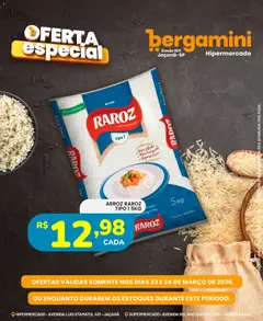 Pré-Visualização do folheto "Supermercado Bergamini ofertas Especial" da loja Supermercado Bergamini válido a partir de 23/03/2026