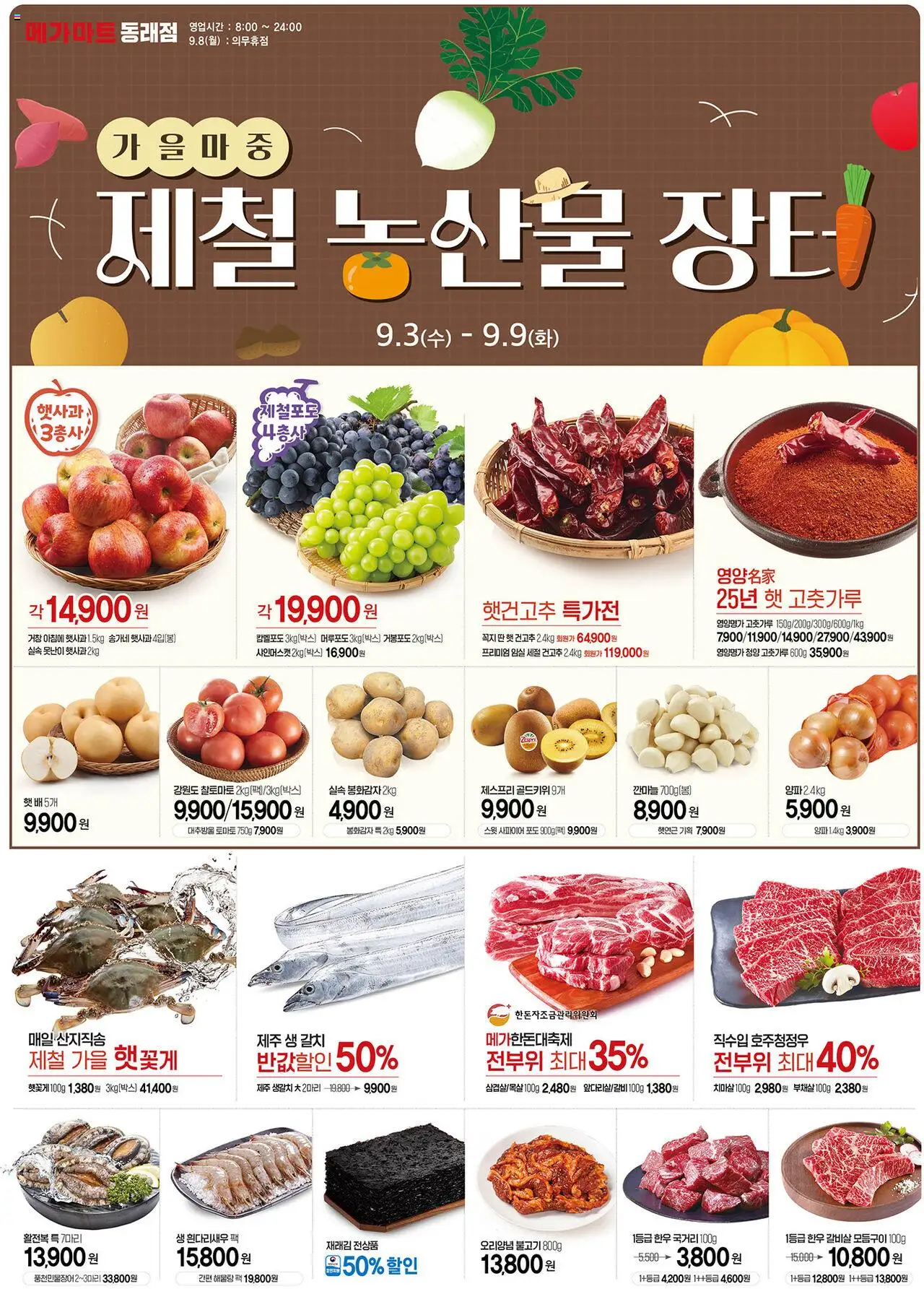 메가마트 플레이어 (2025/09/03) - 새로운 제안 2025/09/03부터 유효 - 페이지 번호 1
