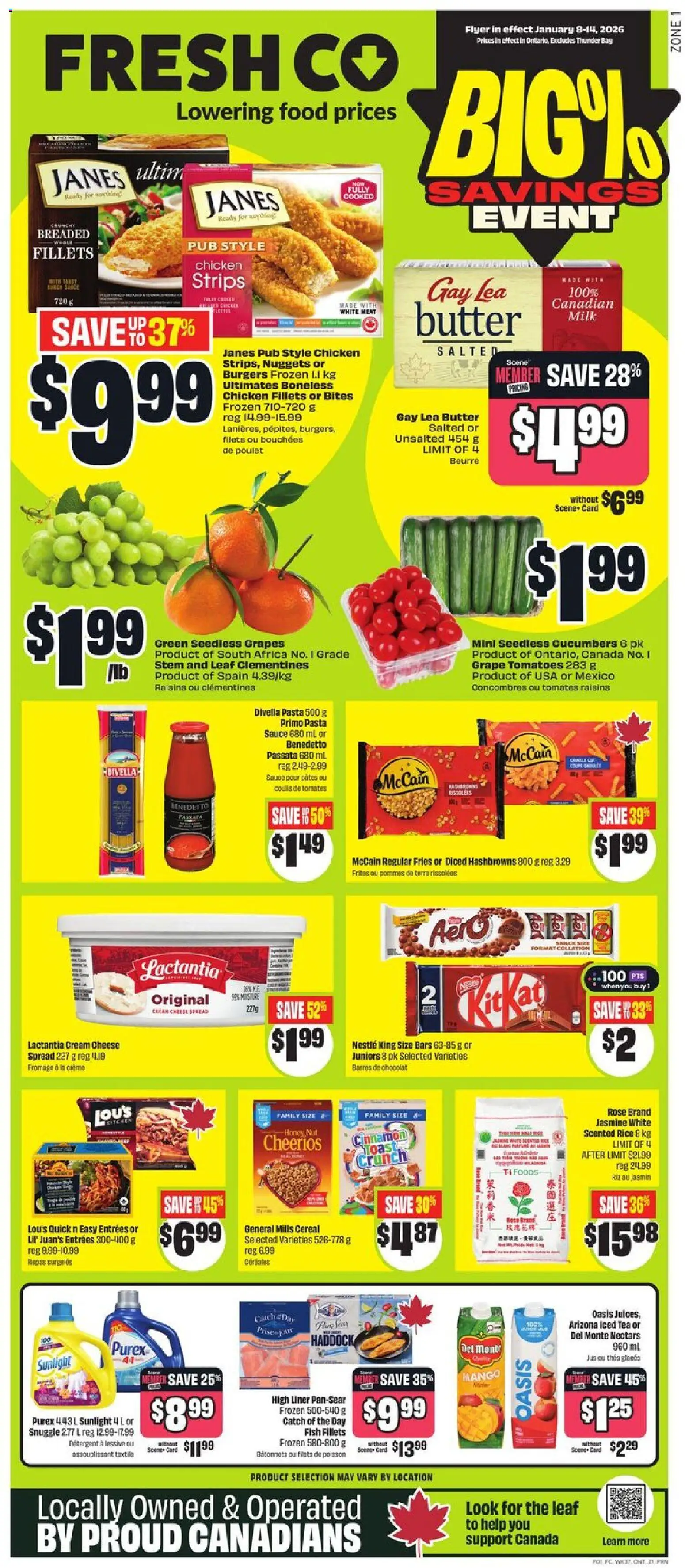Preview of leaflet Weekly flyer / circulaire from shop FreshCo is valid from Jan 08, 2026