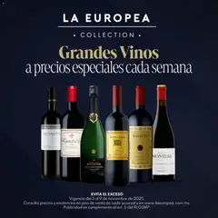 Vista previa las ofertas de la tienda La Europea - Catálogo Grandes Vinos de la semana desde el 03/11/2025 