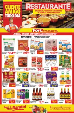 Pré-Visualização do folheto "Ofertas Food Service" da loja Fort Atacadista válido a partir de 16/02/2026