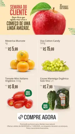 Pré-Visualização do folheto "Ofertas da semana" da loja Natural da Terra válido a partir de 08/09/2025