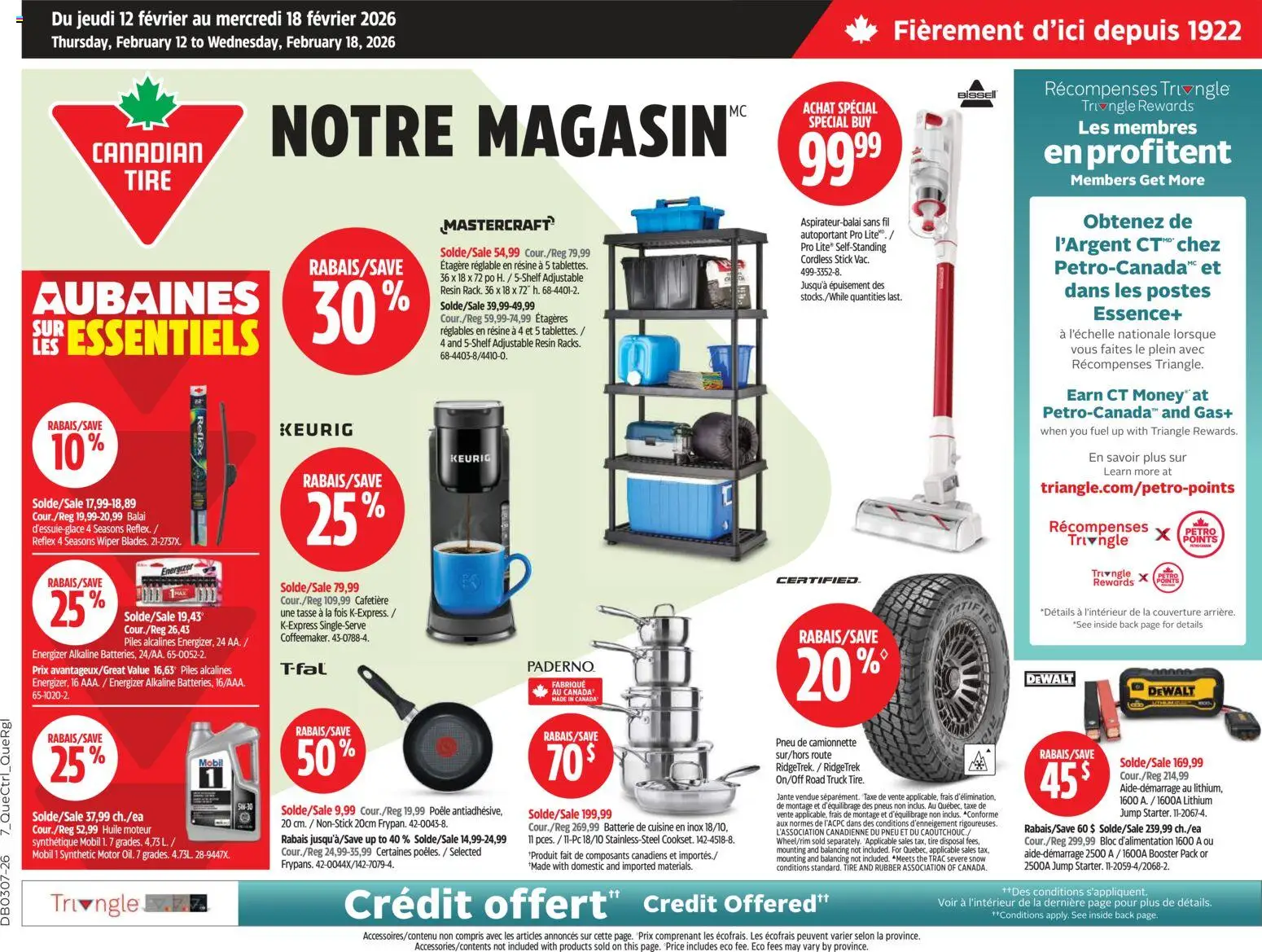 Preview of leaflet Circulaire from shop Canadian Tire is valid from Feb 12, 2026
