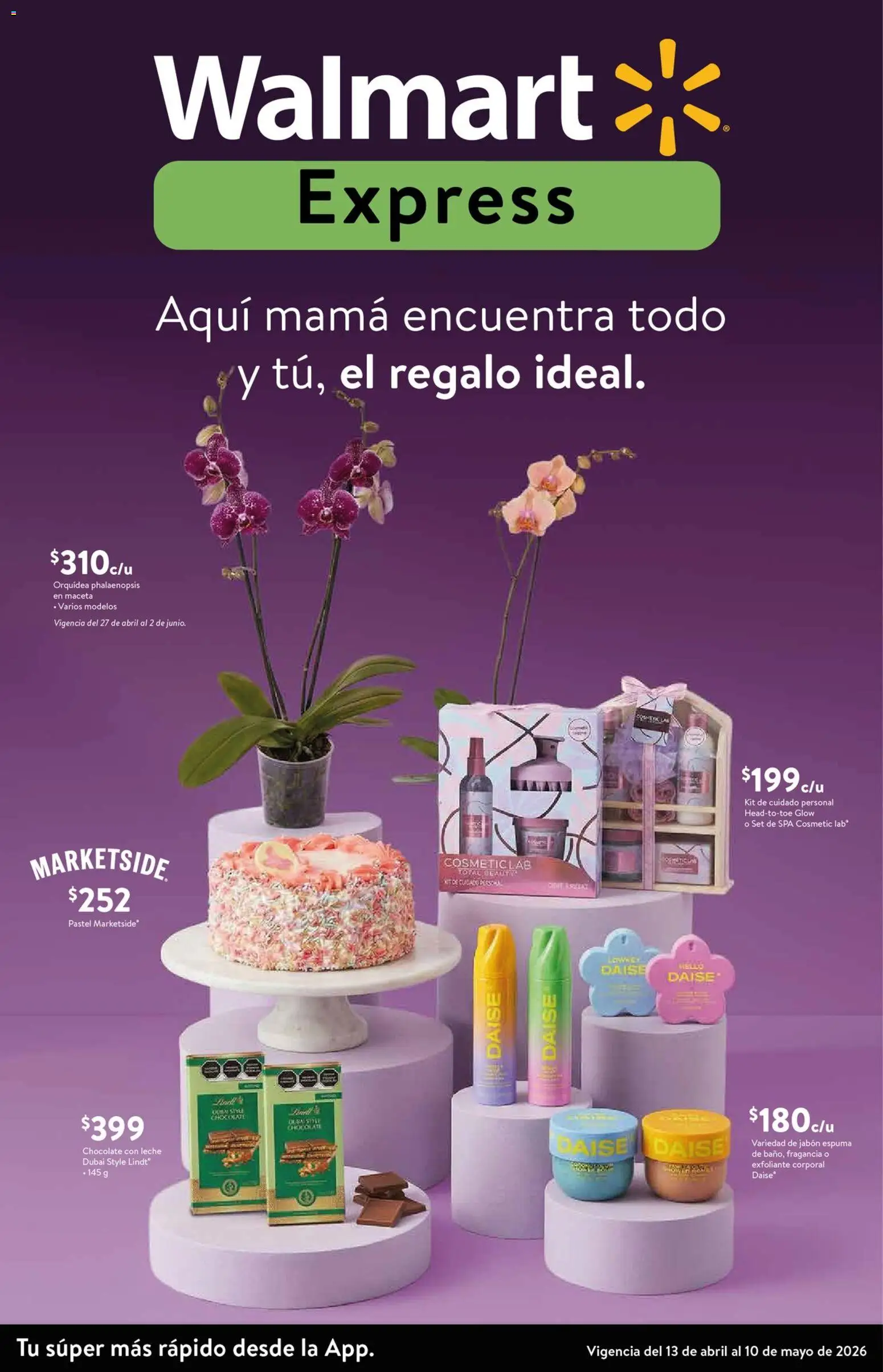 Vista previa las ofertas de la tienda Walmart Express - Walmart Express folleto Aquí mamá encuentra todo y tú, el regalo ideal desde el 13/04/2026 