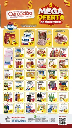 Pré-Visualização do folheto "Ofertas da semana" da loja Cercadão válido a partir de 29/11/2025