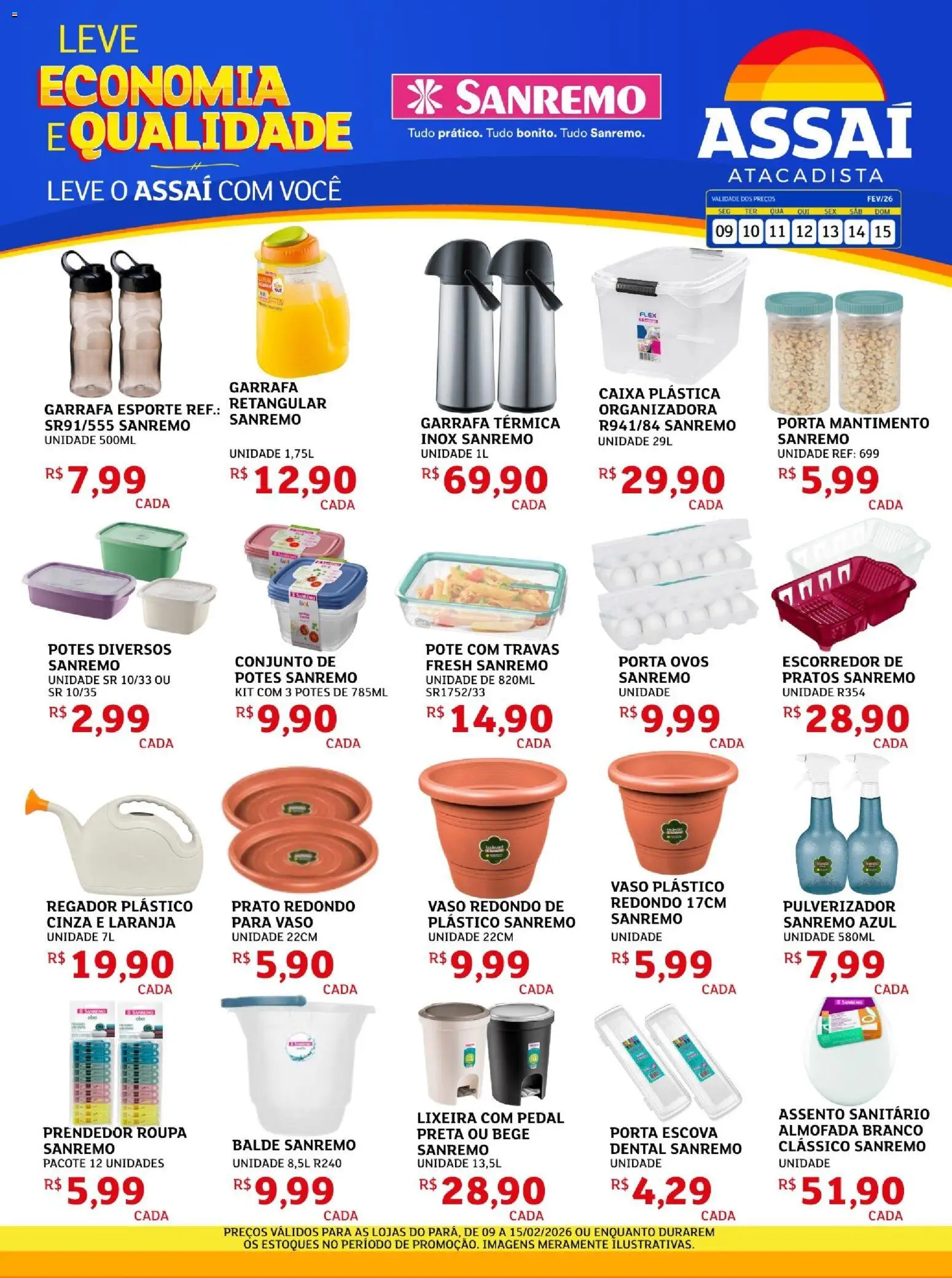 Pré-Visualização do folheto "Encarte - PA" da loja Assaí Atacadista válido a partir de 09/02/2026