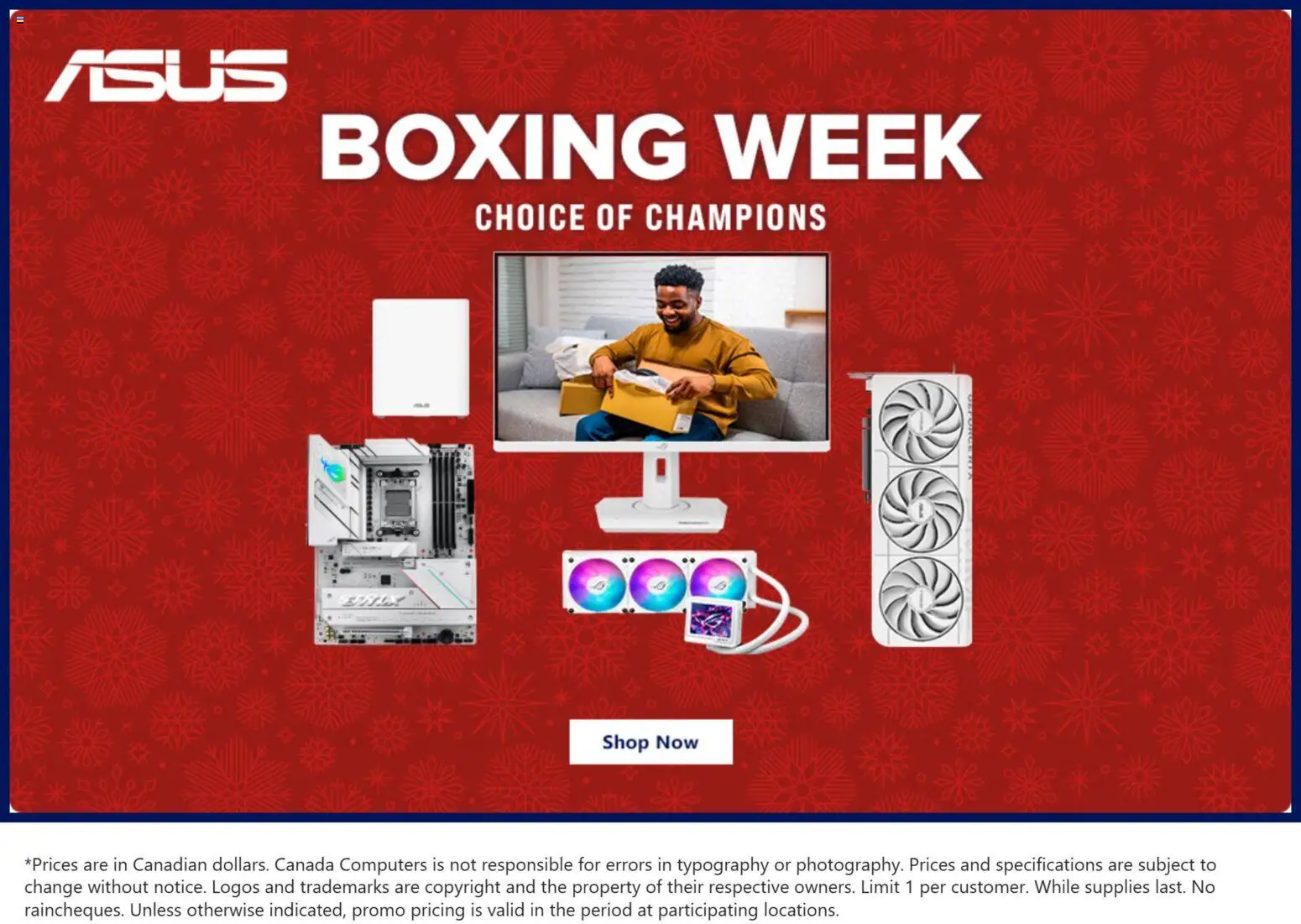 Preview of leaflet Weekly Flyer from shop Canada Computers is valid from Dec 26, 2025