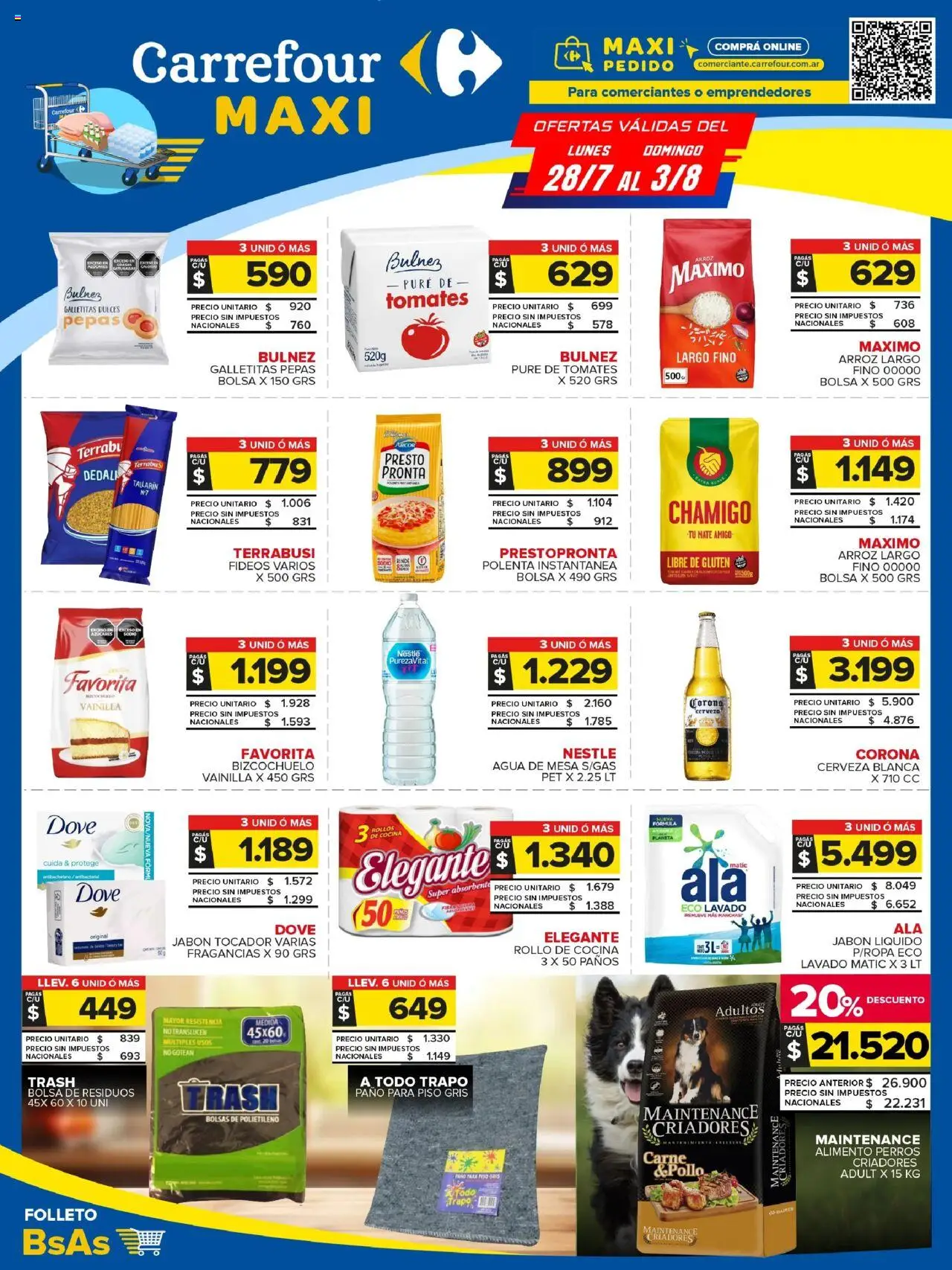 Carrefour Maxi Catálogo - CABA/GBA del 28/07/2025 Online