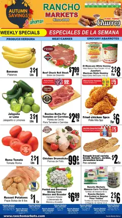 Ad Preview of Rancho Markets Weekly Ad from 11/04/2025 | Page: 1