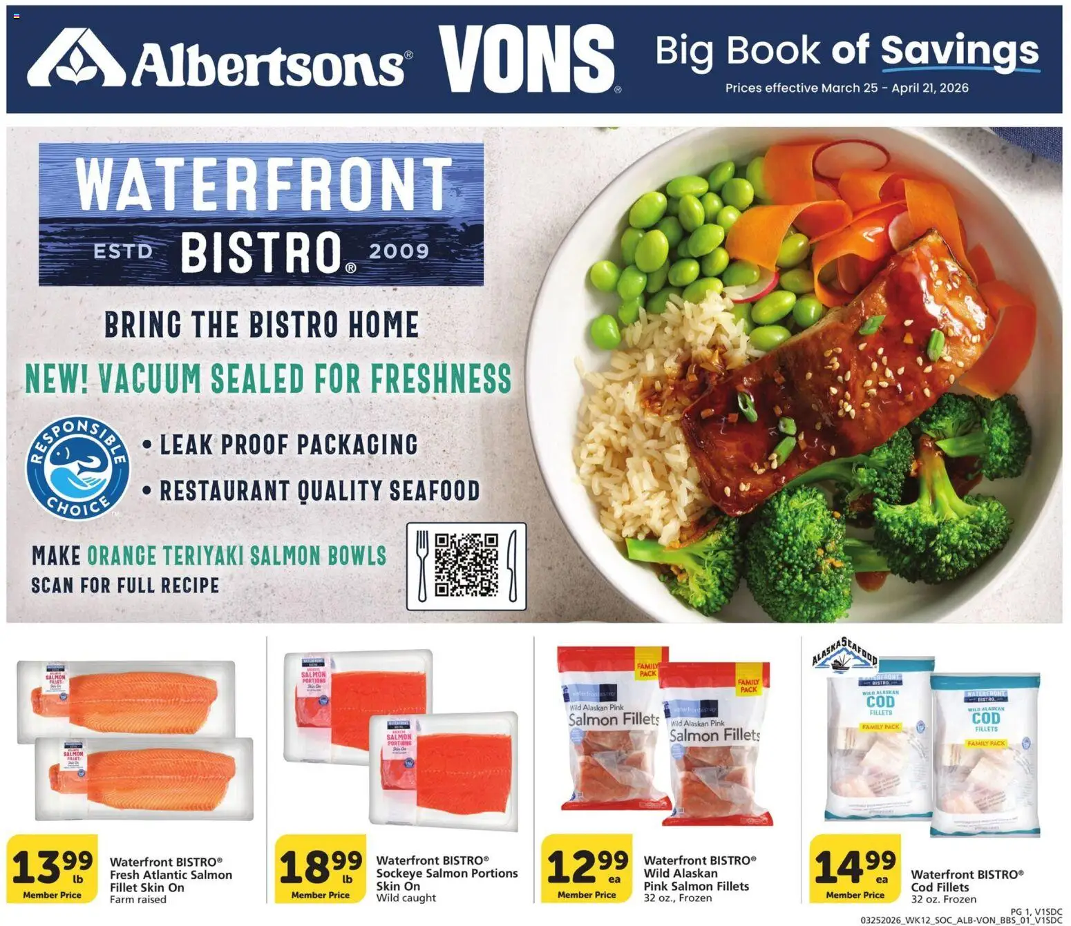Ad Preview of Vons Vons Big Book of Savings from 03/25/2026