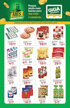 Pré-Visualização do folheto "Ofertas Fim de Mês Imbatível" da loja GIGA Atacado válido a partir de 29/10/2025