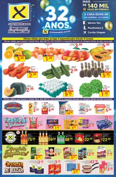 Pré-Visualização do folheto "Ofertas da semana" da loja X Supermercados válido a partir de 08/10/2025