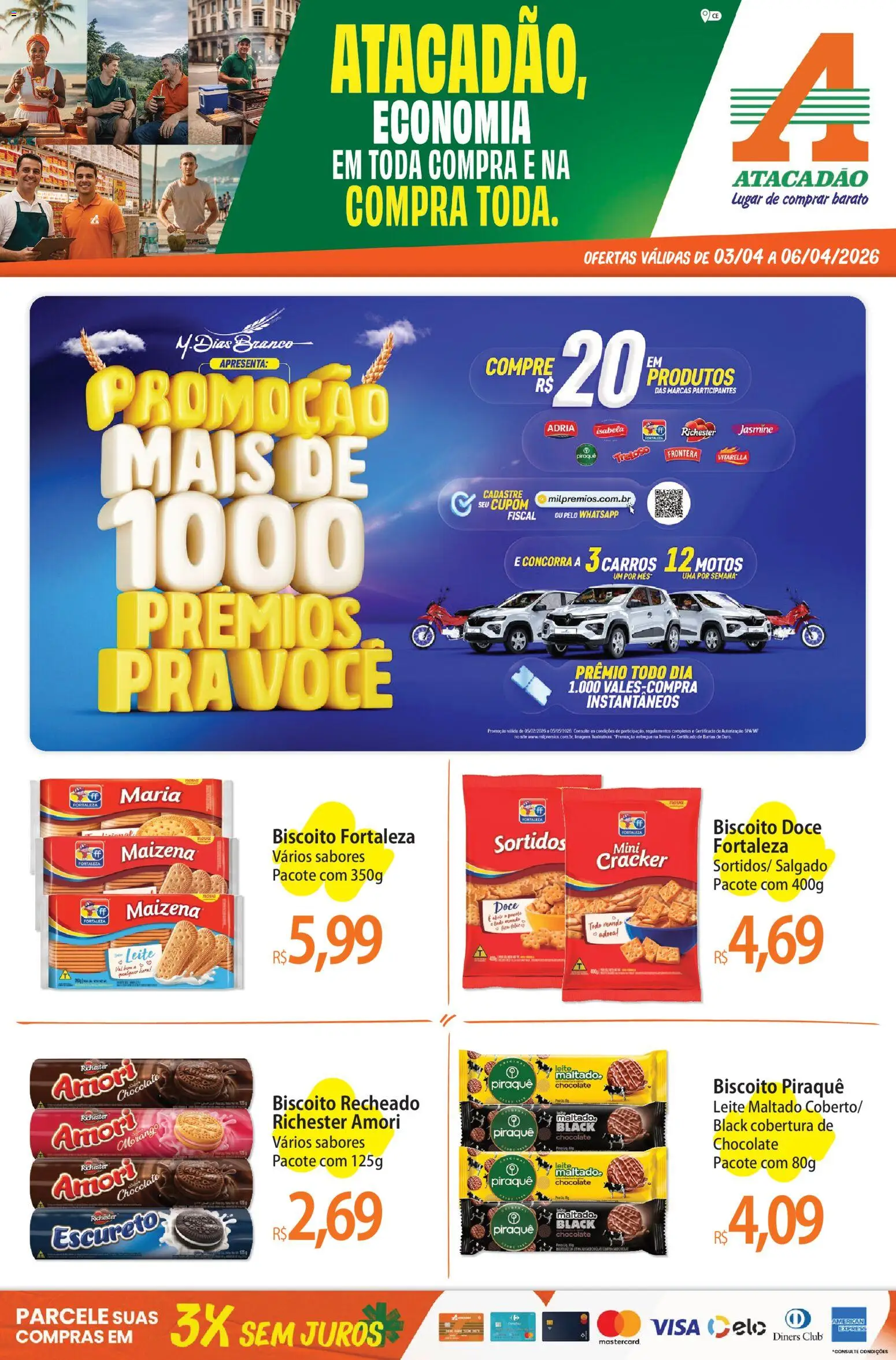 Pré-Visualização do folheto "Atacadão ofertas - CE" da loja Atacadão válido a partir de 03/04/2026