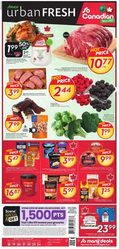 Un aperçu du dépliant Weekly Flyer - Urban Fresh du magasin Sobeys est valide à partir 18 déc. 2025
