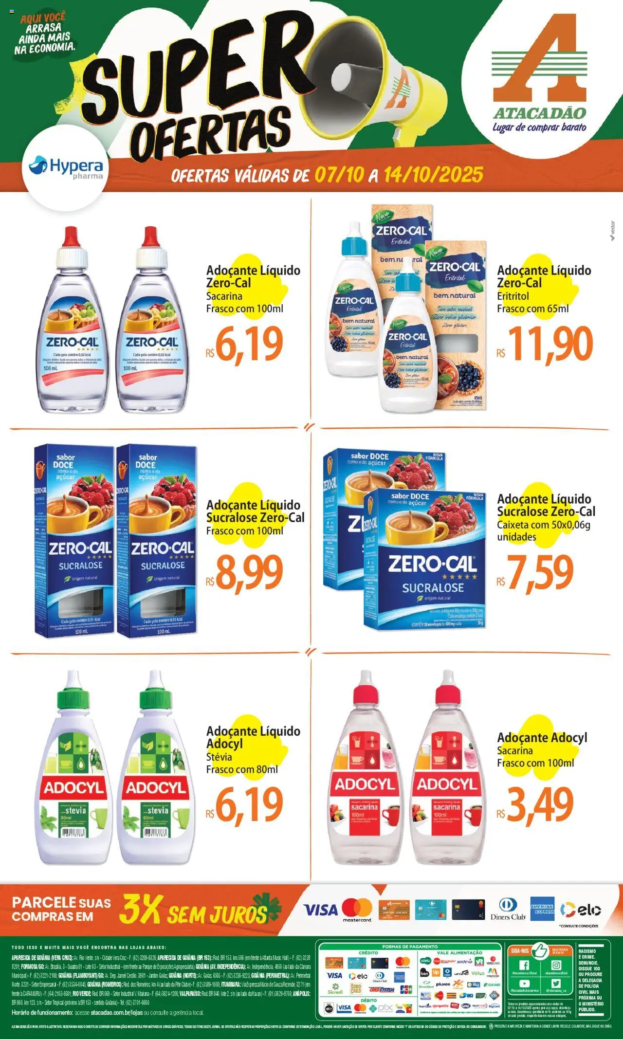 Atacadão folheto "Ofertas - GO" válido a partir de 07/10/2025 - número de página 1