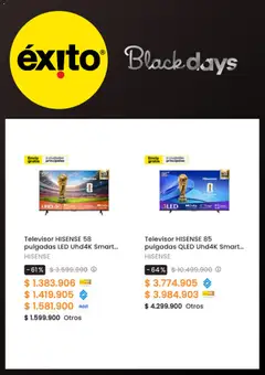  Vista previa del prospecto Black Friday del almacen Éxito válida del 14/11/2025 al 02/12/2025 | Página: 6