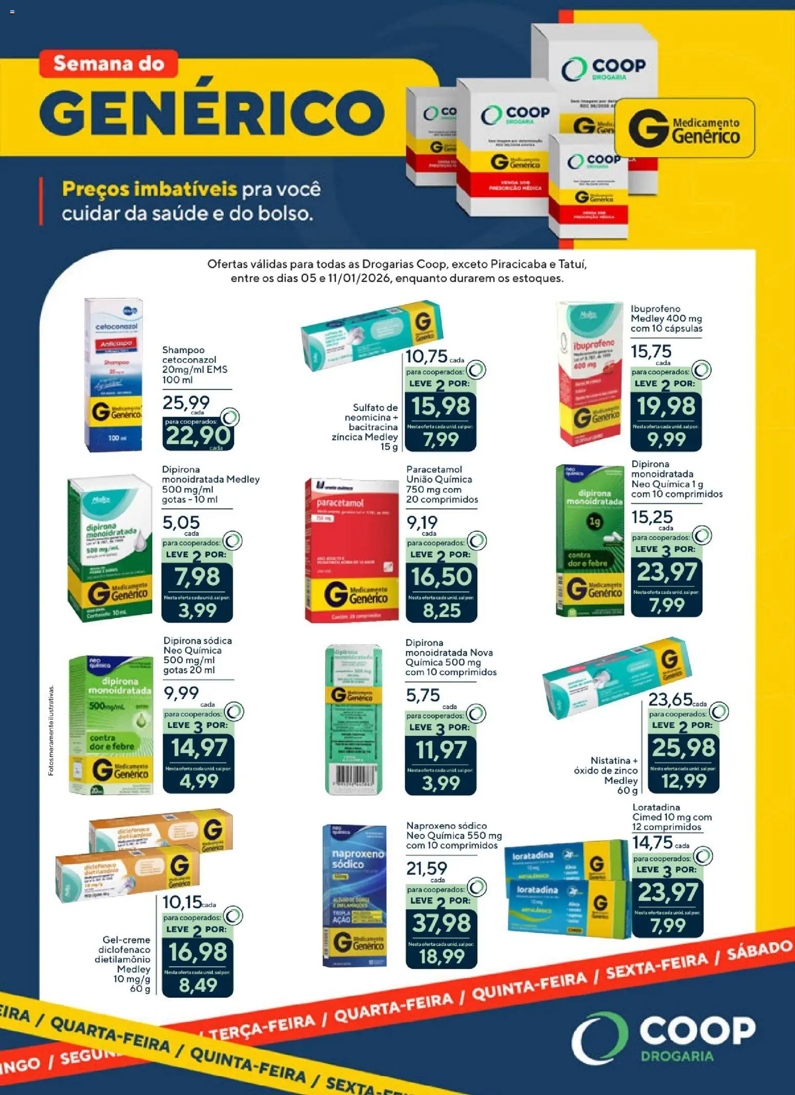 Pré-Visualização do folheto "Ofertas Genéricos " da loja Coop válido a partir de 05/01/2026