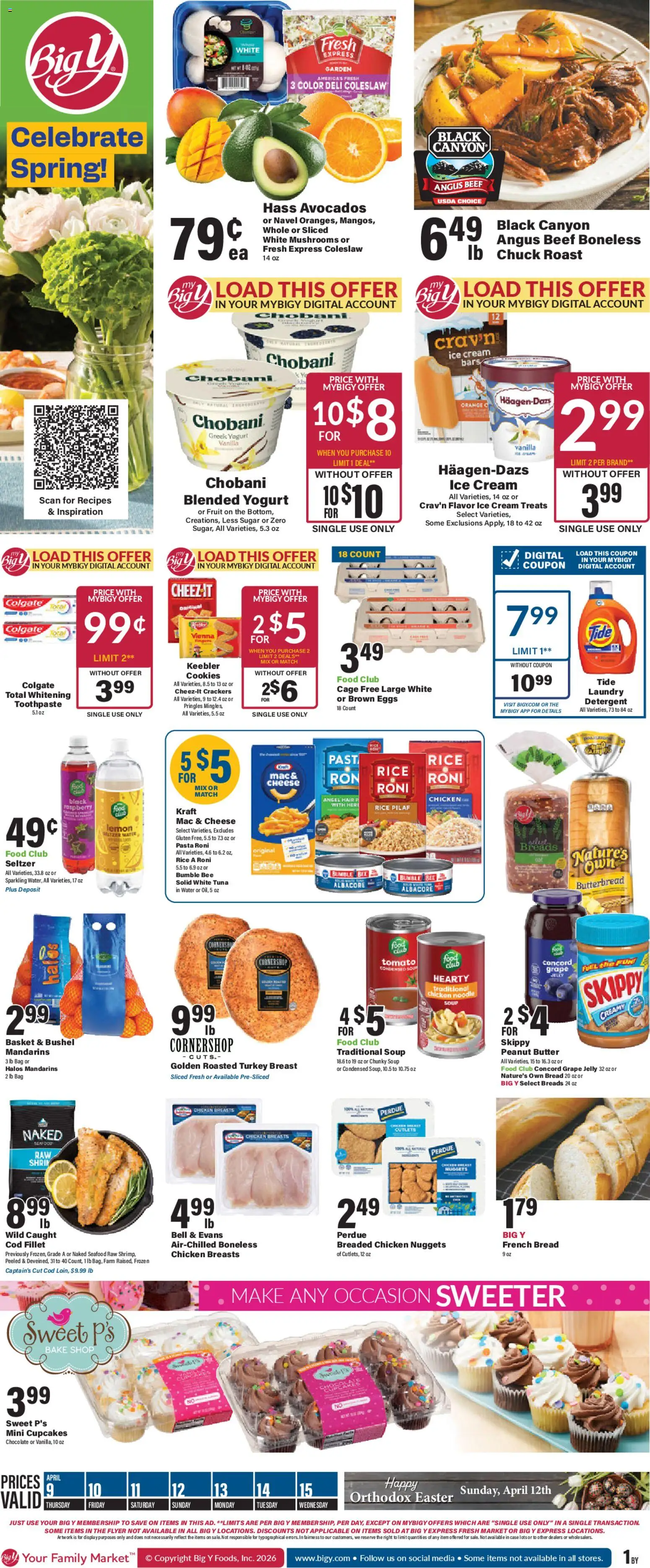 Ad Preview of Big Y Big Y Weekly Ad from 04/09/2026
