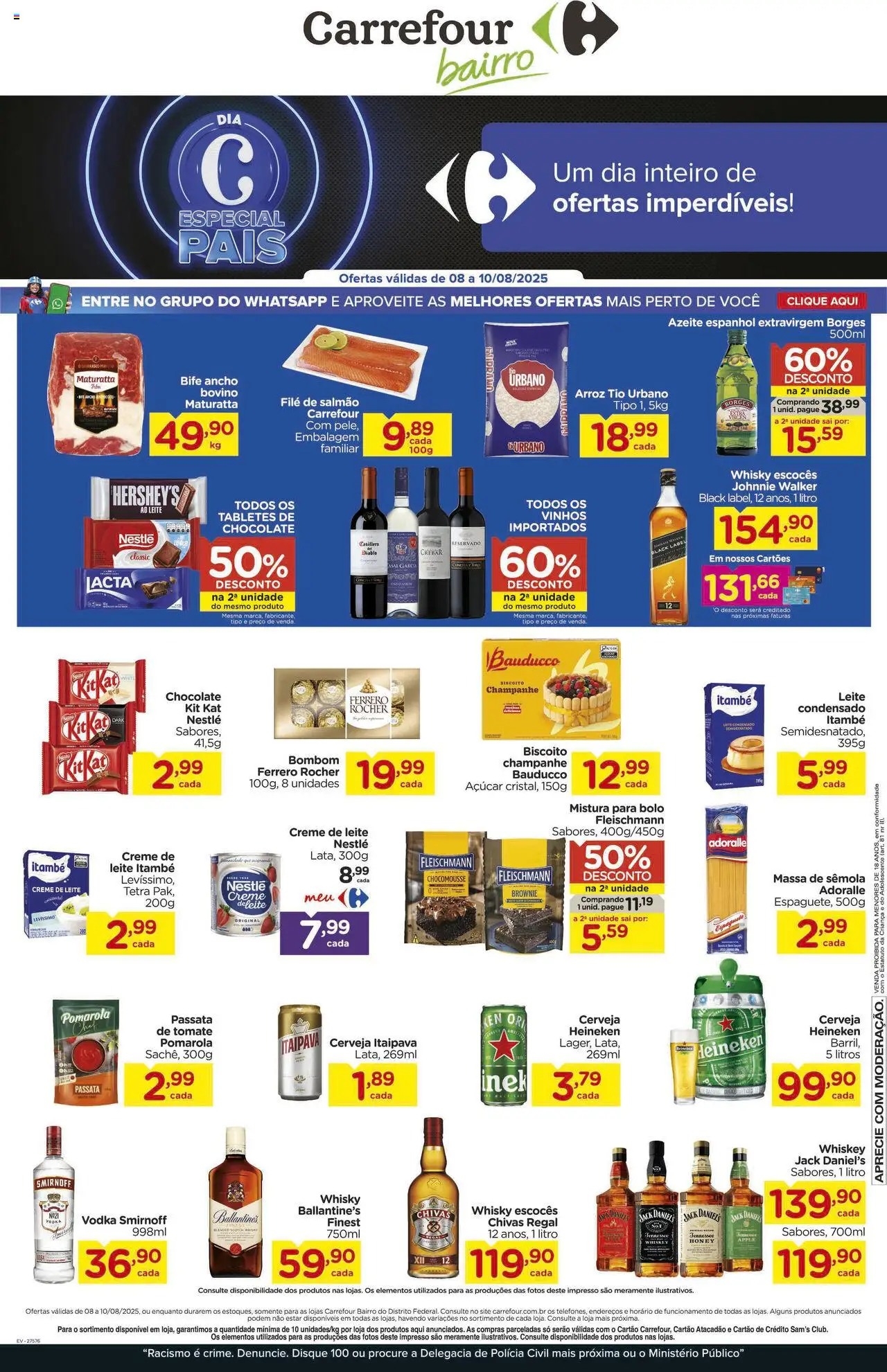 Carrefour Bairro folheto "Ofertas da semana" válido a partir de 08/08/2025 - número de página 1