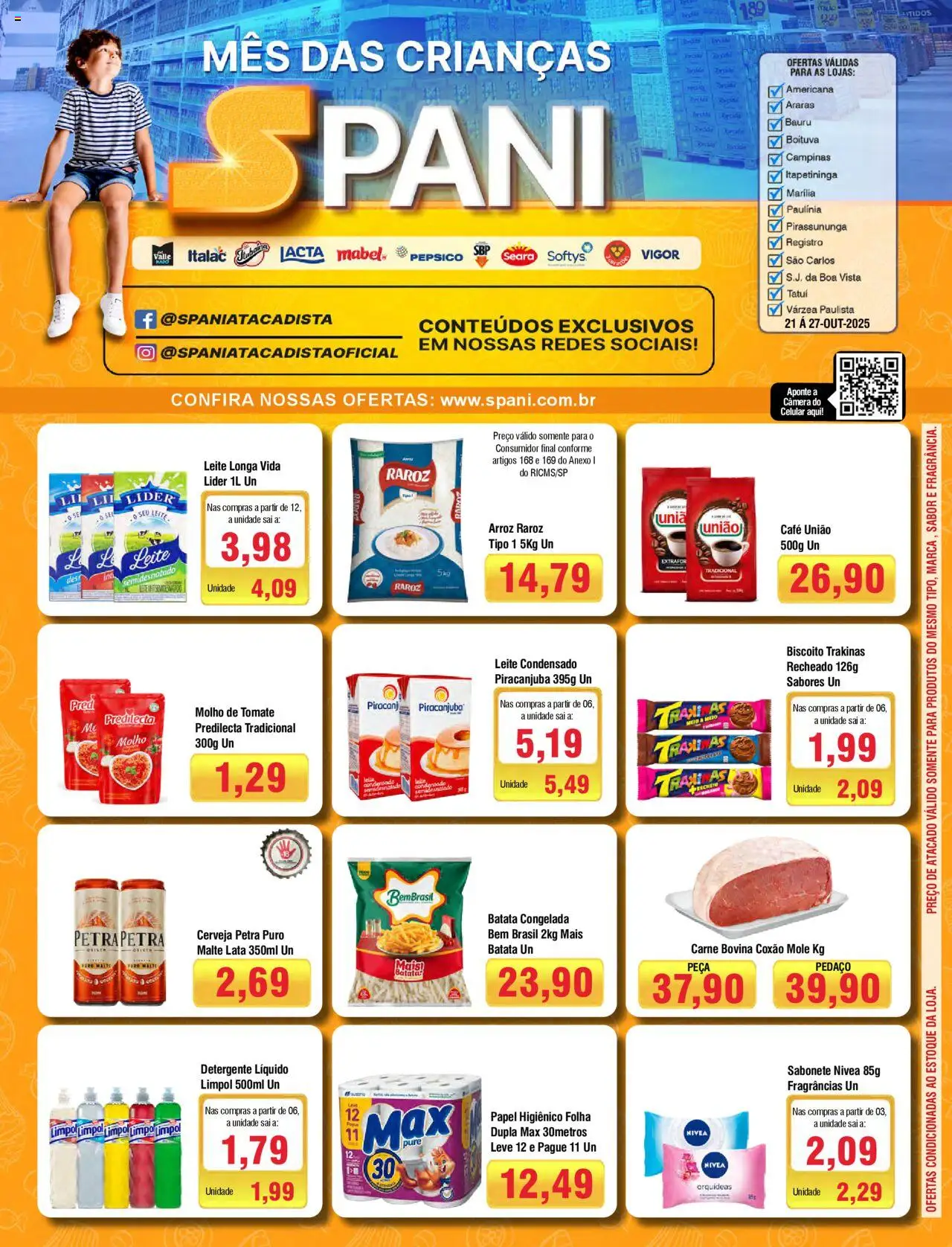 Spani Atacadista folheto "Ofertas da semana" válido a partir de 21/10/2025 - número de página 1