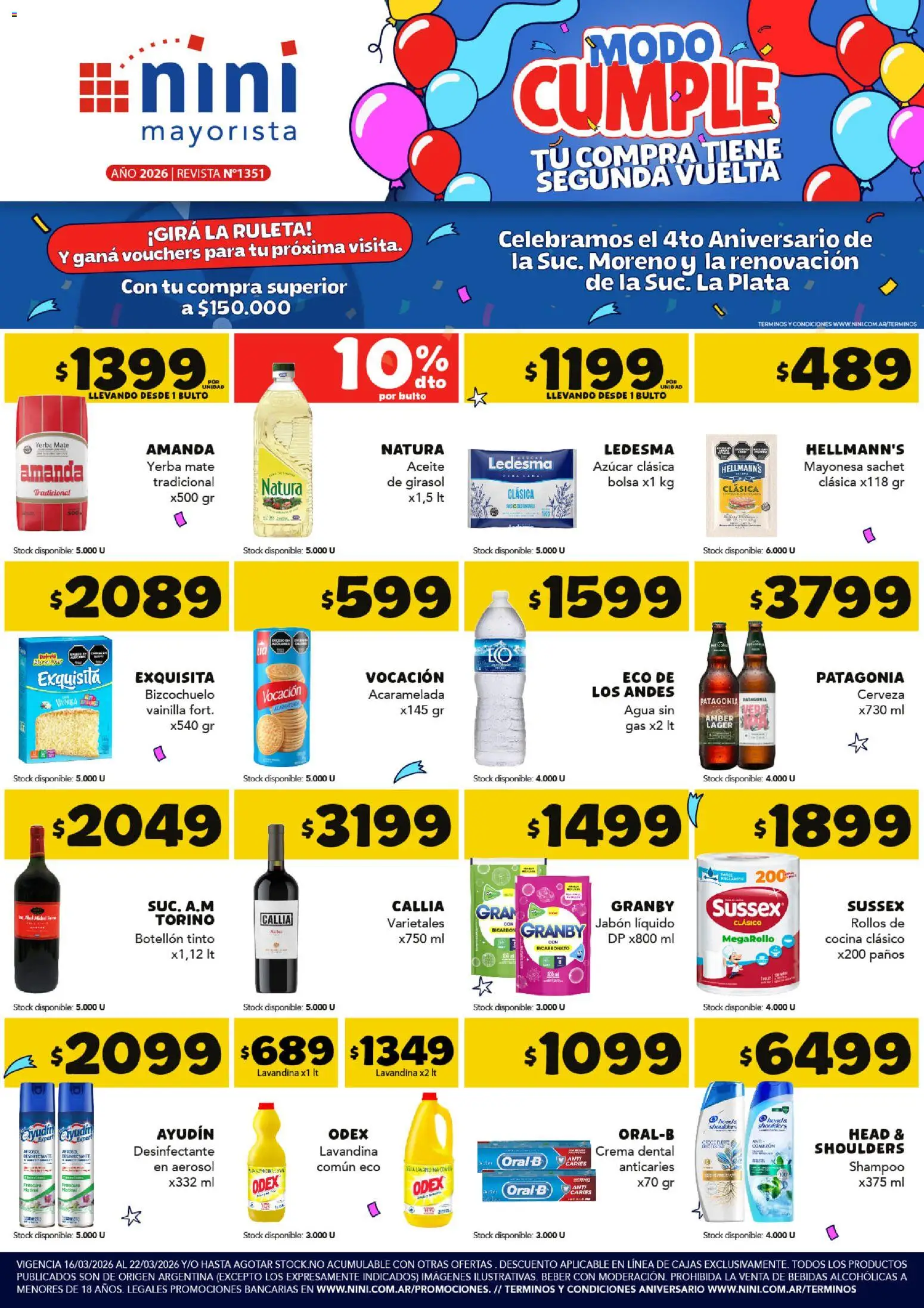 Vista previa del folleto de la tienda NINI Mayorista válido desde el 16/03/2026 