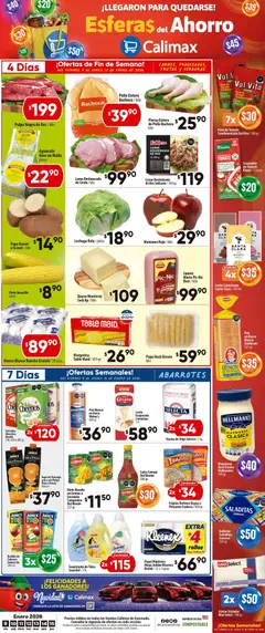 Vista previa las ofertas de la tienda Calimax - Folleto Ensenada desde el 09/01/2026 