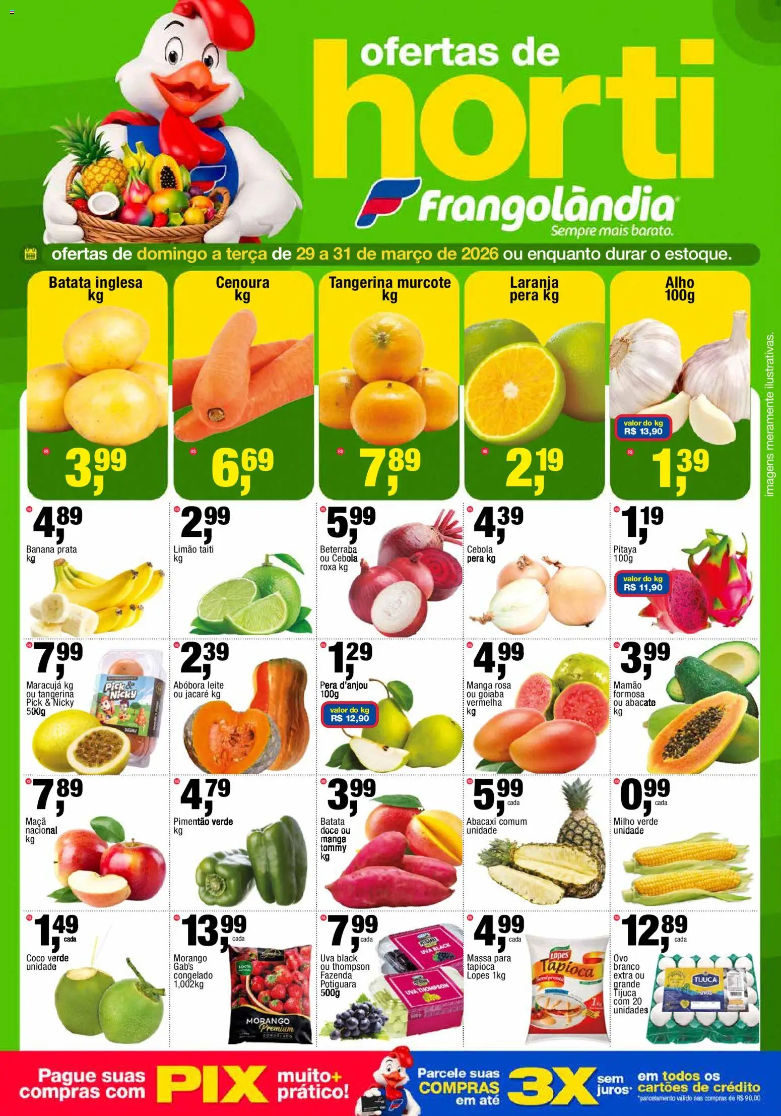 Pré-Visualização do folheto "Frangolândia - Ofertas da semana" da loja Frangolândia válido a partir de 29/03/2026