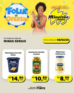 Pré-Visualização do folheto "Ofertas da semana" da loja Mineirão Atacarejo válido a partir de 02/02/2026