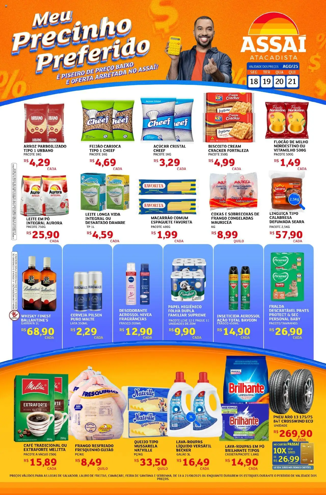 Assaí Atacadista folheto "Encarte - BA" válido a partir de 18/08/2025 - número de página 1