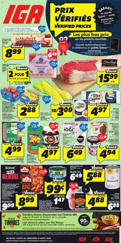 Preview of leaflet Quebec from shop IGA is valid from Aug 07, 2025