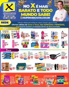 Pré-Visualização do folheto "Ofertas da semana" da loja X Supermercados válido a partir de 15/08/2025