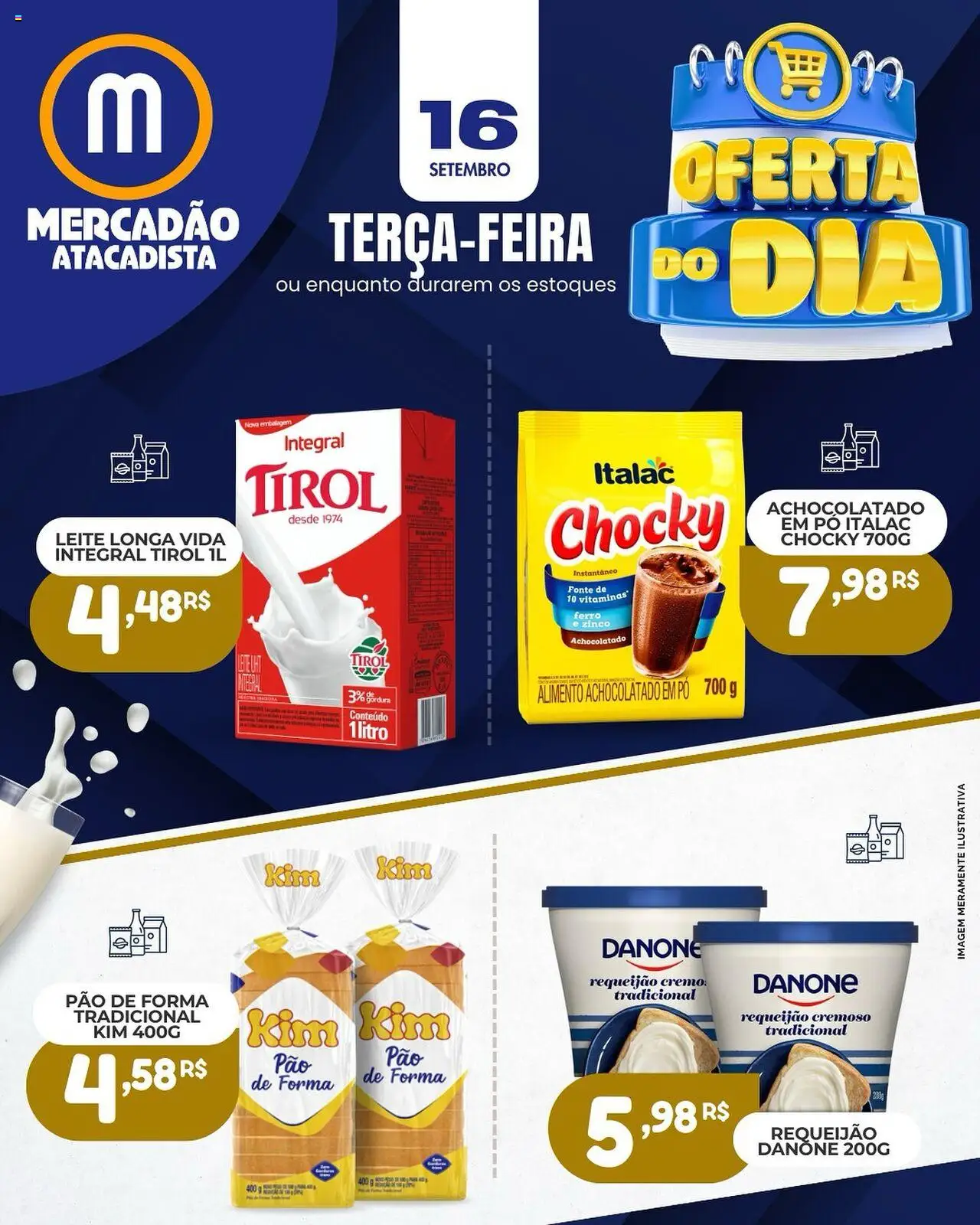 Mercadão Atacadista folheto "Ofertas do Dia" válido a partir de 16/09/2025 - número de página 1