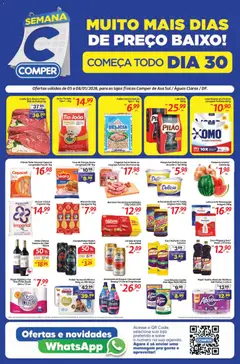 Pré-Visualização do folheto "Ofertas da semana" da loja Comper válido a partir de 05/01/2026