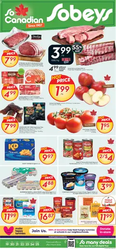 Preview of leaflet Sobeys weekly flyer / circulaire from shop Sobeys is valid from Mar 19, 2026