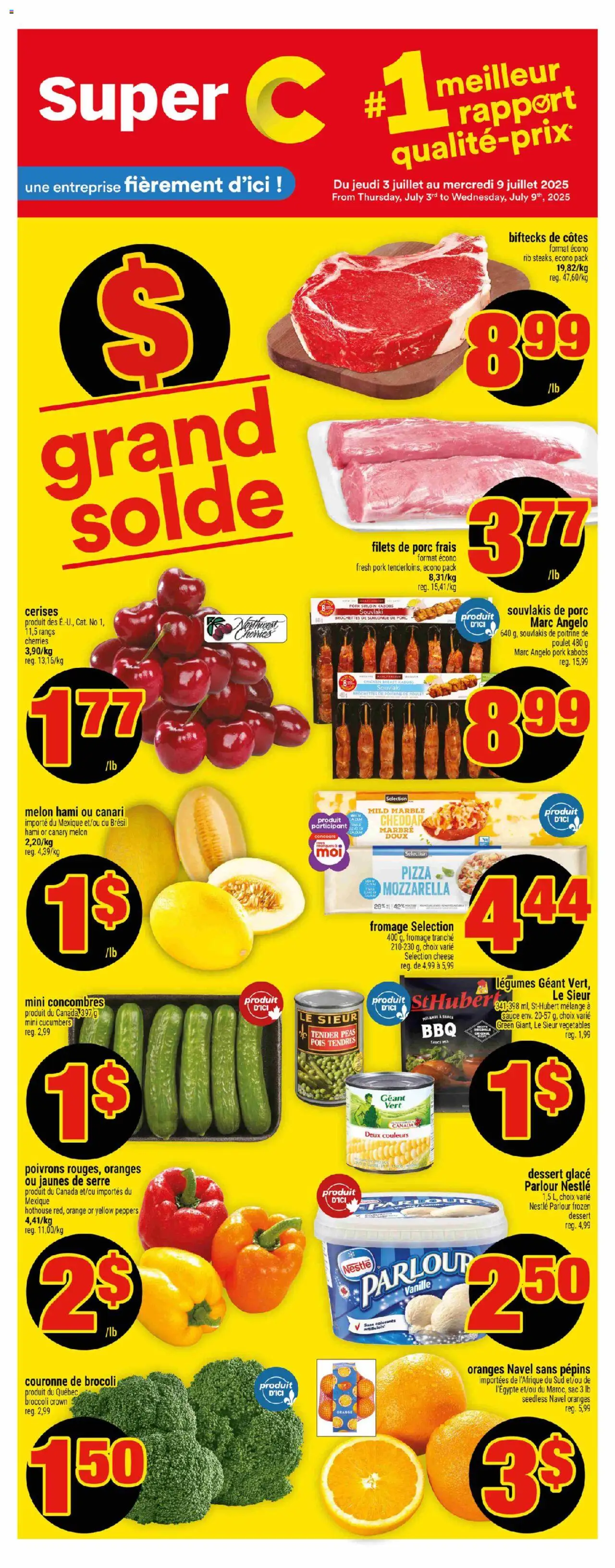 Super C flyer valid from Jul 03, 2025 - page number 1