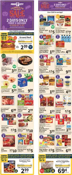 Ad Preview of Food City Weekly Ad from 10/22/2025