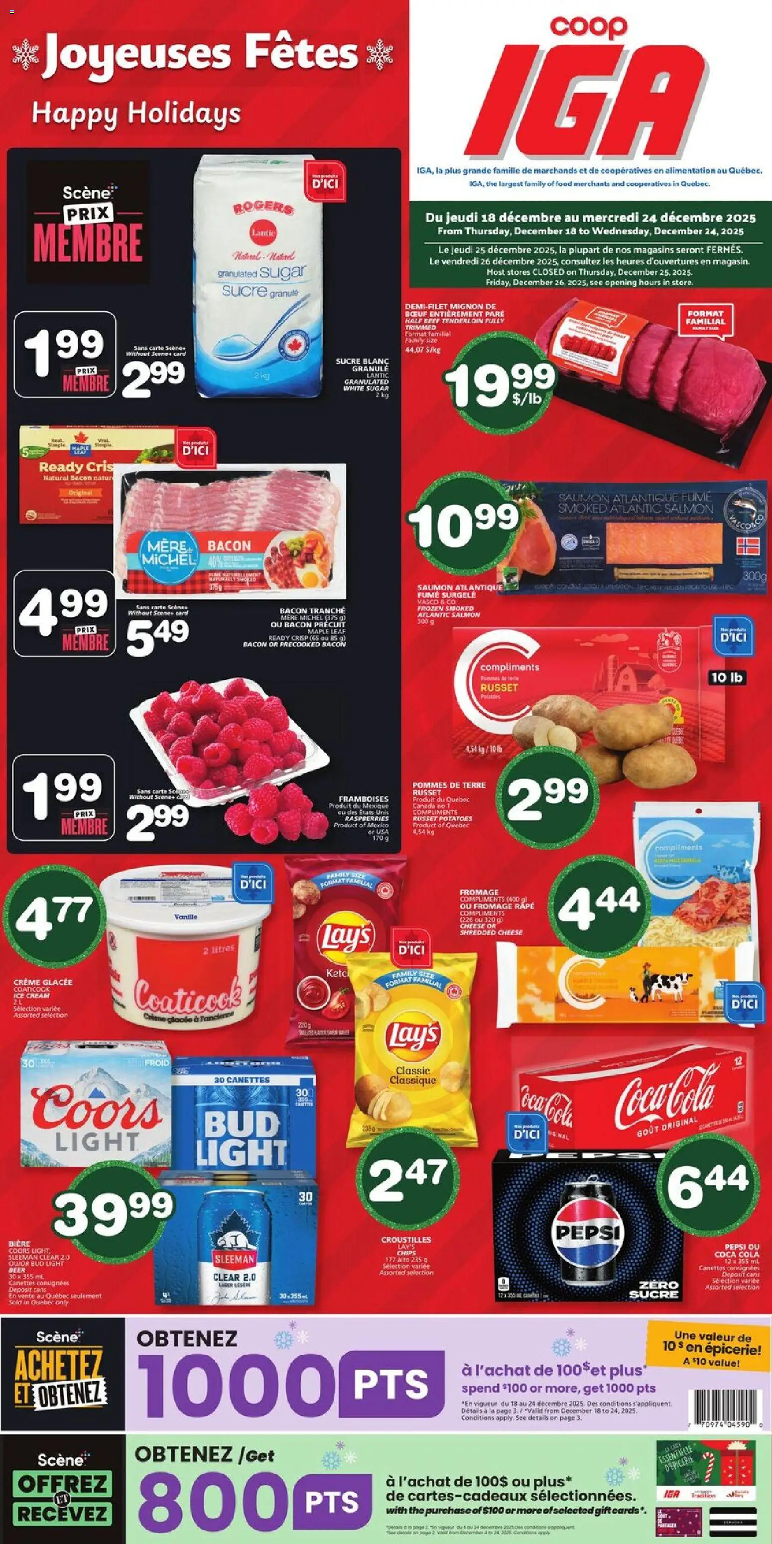 Preview of leaflet Îles de la Madeleine from shop IGA is valid from Dec 18, 2025