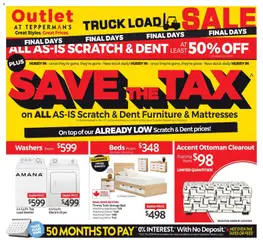 Preview of leaflet Outlet from shop Tepperman's is valid from Oct 23, 2025