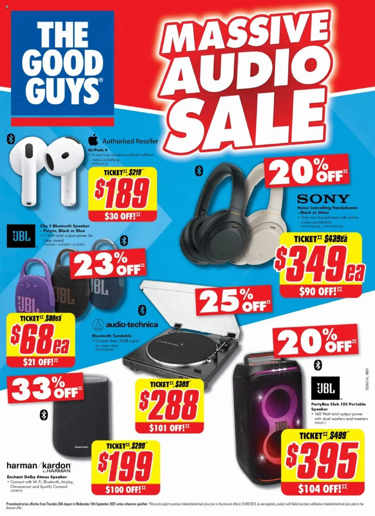 The Good Guys catalogue valid from 27/08/2025 - page 1