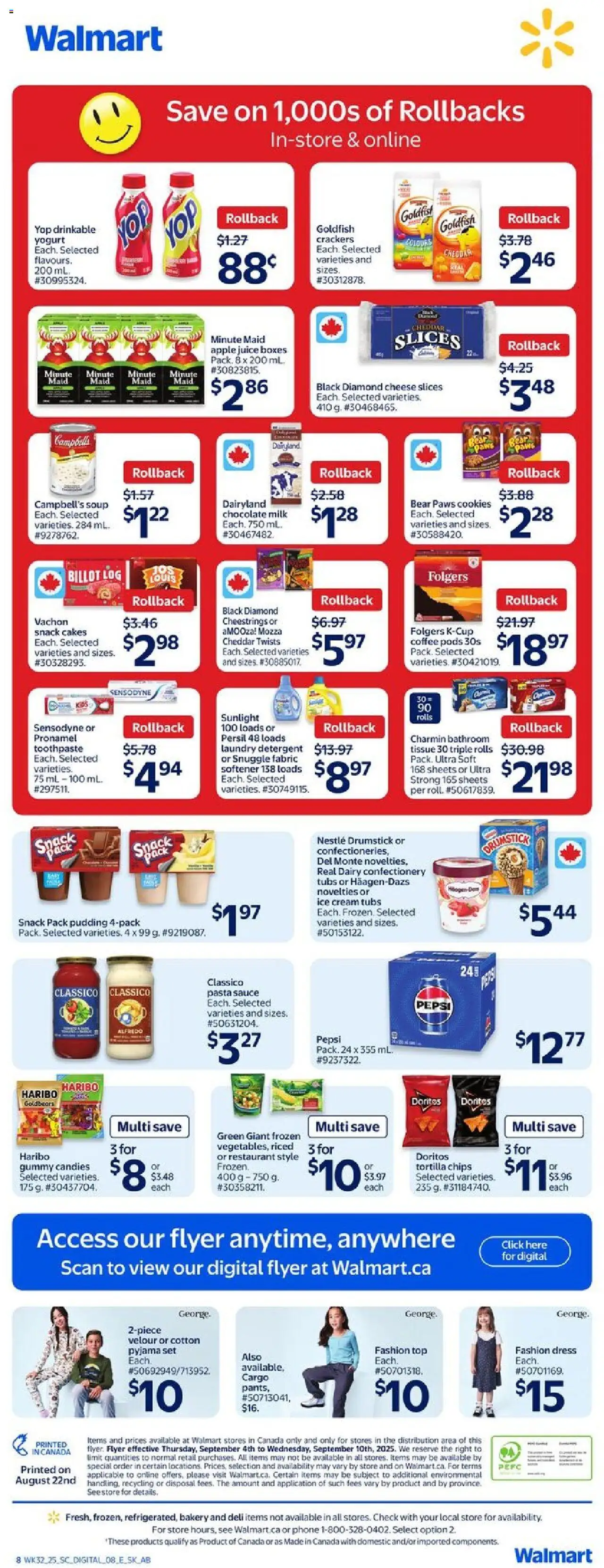 Walmart flyer valid from Sep 04, 2025 - page number 2