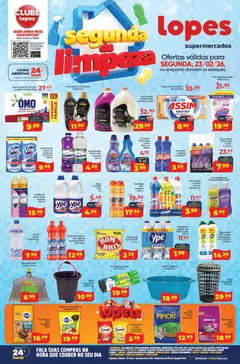 Pré-Visualização do folheto "Ofertas da semana" da loja Lopes Supermercados válido a partir de 23/02/2026