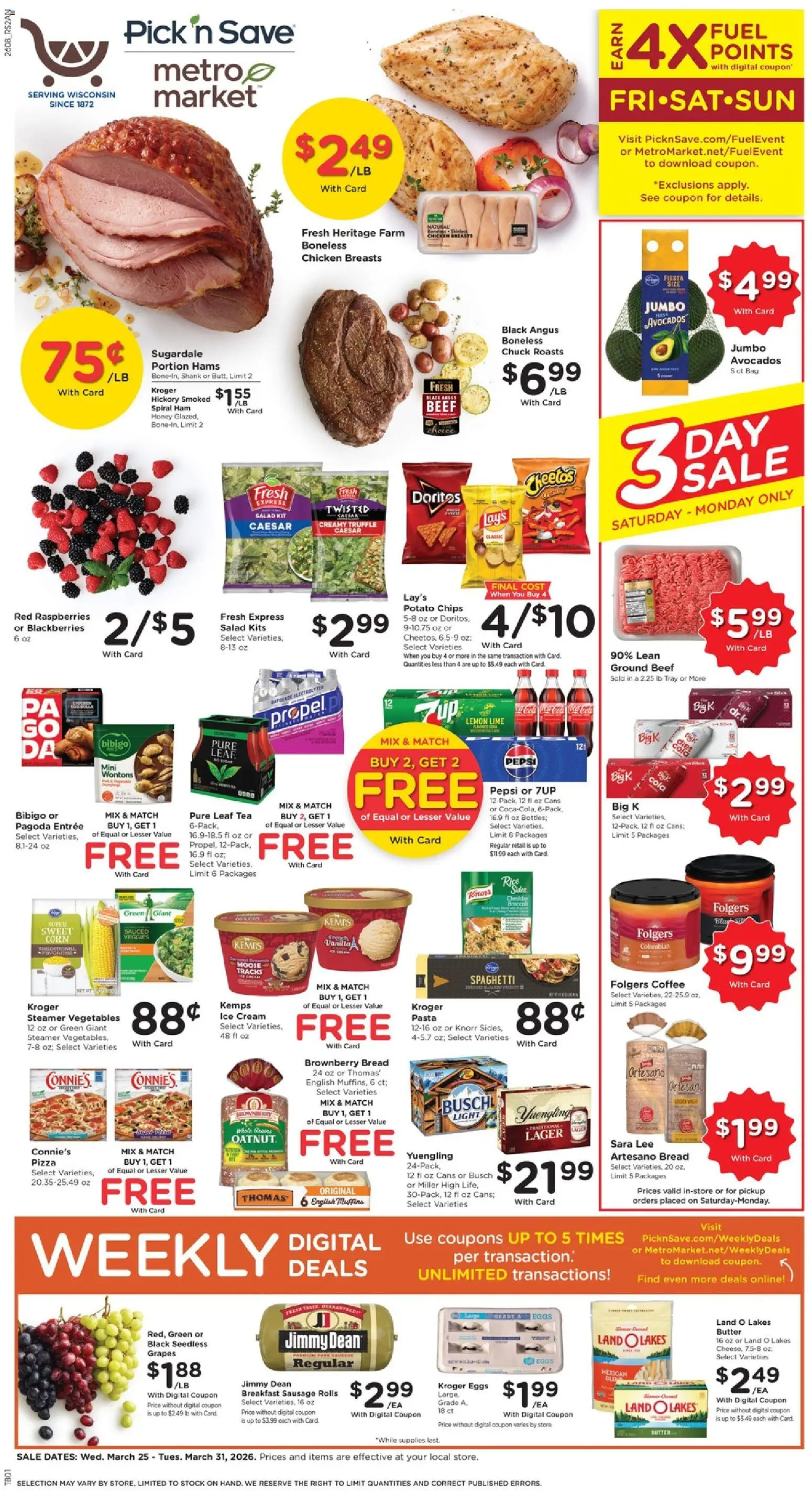 Ad Preview of Pick ‘n Save Pick ‘n Save Weekly Ad from 03/25/2026
